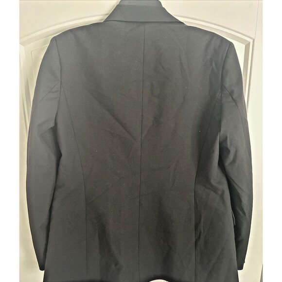 DKNY Women's Embellished Peak-Lapel One-Button Jacket Blazer Modern Chic Black 8 - Picture 13 of 13